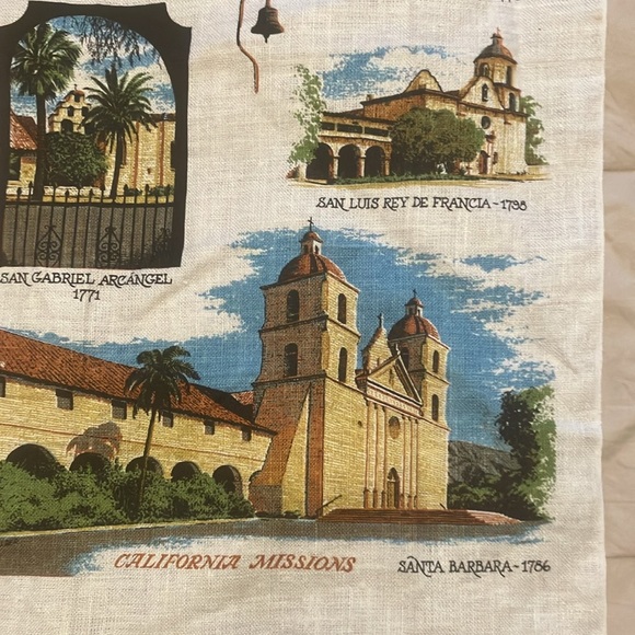 Vintage • 2 California tea towels - Picture 5 of 8